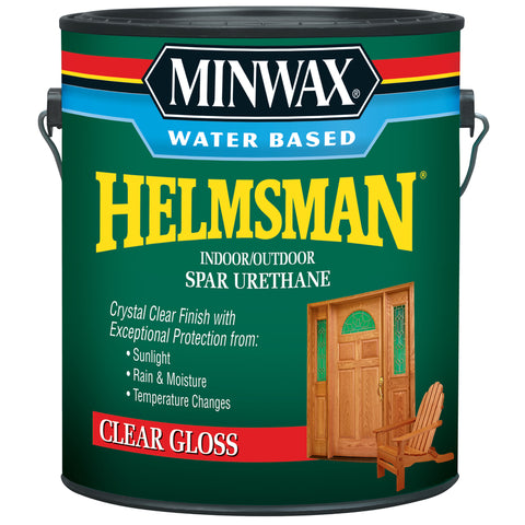 Minwax Helmsman Gloss Clear Water-Based Spar Urethane 1 gal (Pack of 2)