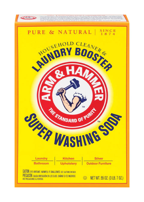 Arm & Hammer No Scent Detergent Booster and Household Cleaner Powder 55 oz 1 pk