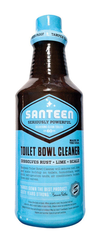 Santeen No Scent Toilet Bowl Cleaner and Delimer 32 oz Liquid (Pack of 6)