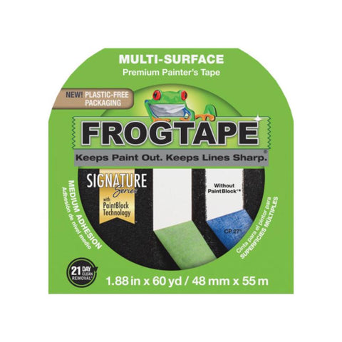FrogTape 1.88 in. W X 60 yd L Green Medium Strength Painter's Tape 1 pk