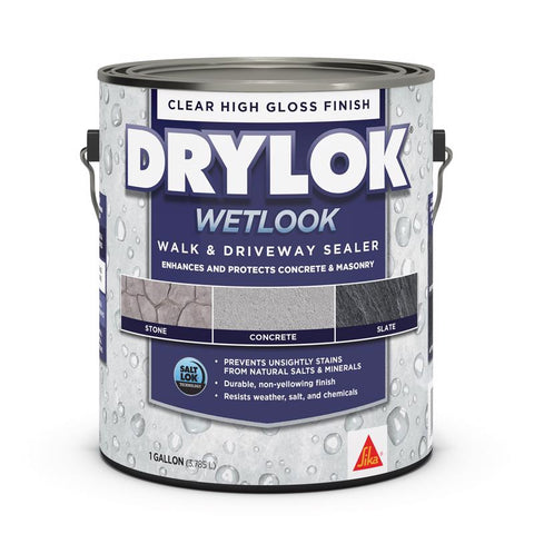 Drylok High-Gloss Clear Water-Based Latex Sealer 1 gal (Pack of 2)