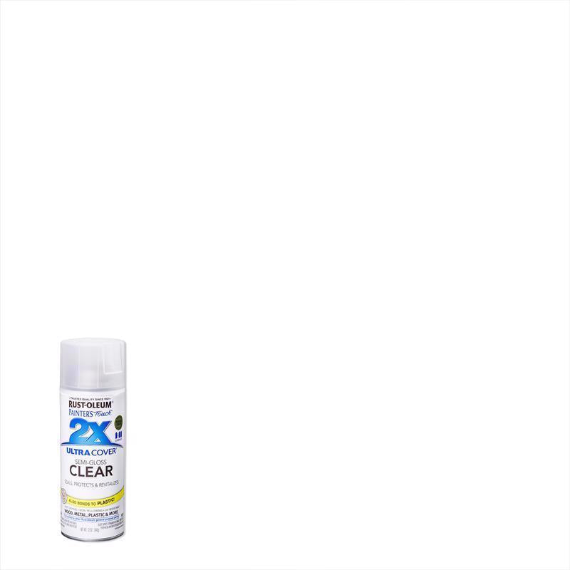 Rust-Oleum Painter's Touch 2X Ultra Cover Recubrimiento Acrílico Transparente Semibrillante en Aerosol 12 oz (Paquete de 6)