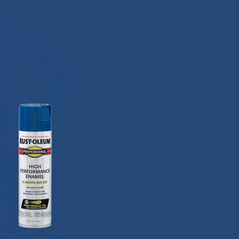 Rust-Oleum Professional Gloss Royal Blue Spray Paint 15 oz (Pack of 6)