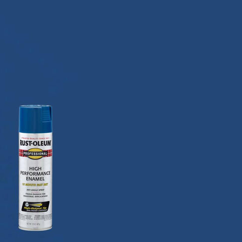 Rust-Oleum Professional Gloss Royal Blue Spray Paint 15 oz (Pack of 6)