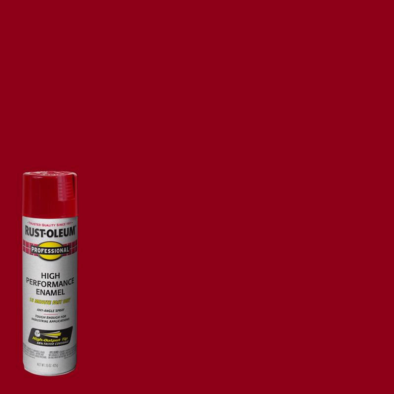 Rust-Oleum Professional Regal Red Spray Paint 15 oz (Pack of 6)