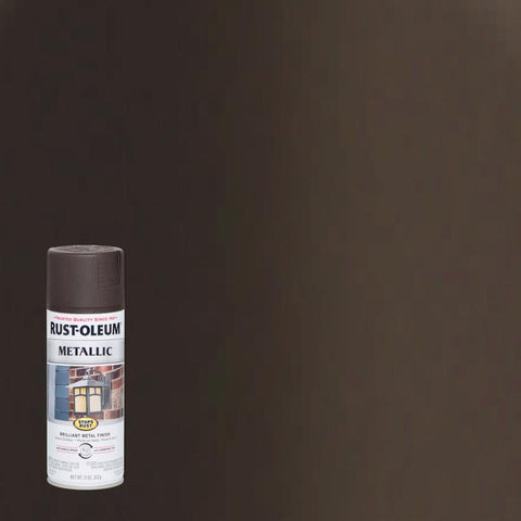 Rust-Oleum Stops Rust Metallic Oil Rubbed Bronze Metallic Spray Paint 11 oz (Pack of 6)