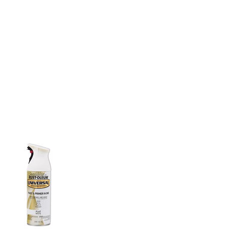 Rust-Oleum Universal Flat White Spray Paint 12 oz (Pack of 6)