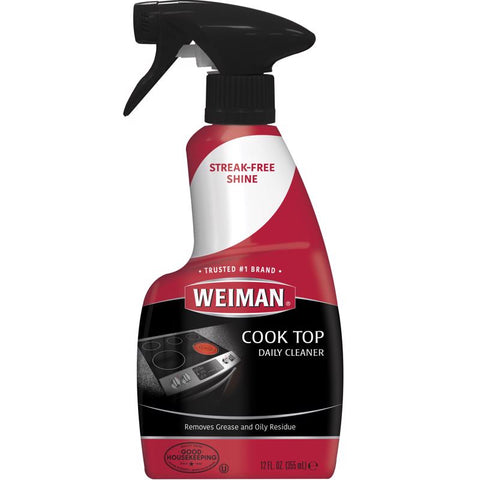 Weiman No Scent Cooktop Cleaner 12 oz Spray (Pack of 6)