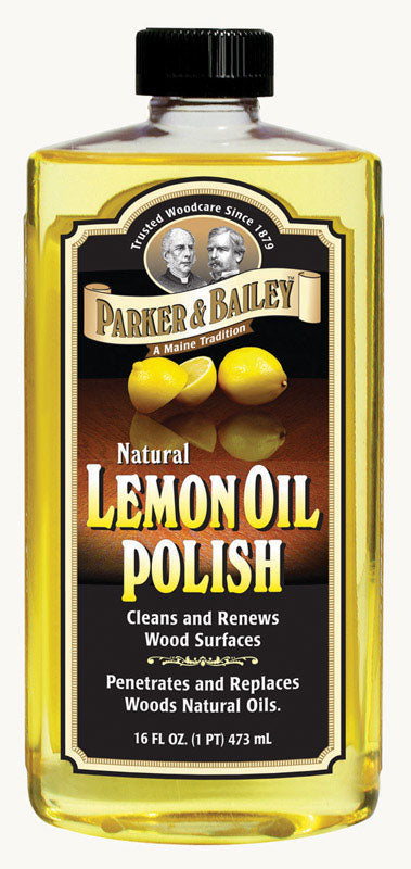 Parker & Bailey Lemon Scent Lemon Oil 16 oz Liquid (Pack of 6)