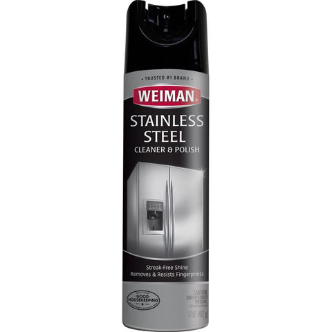 Weiman Floral Scent Stainless Steel Cleaner & Polish 17 oz Spray (Pack of 6)