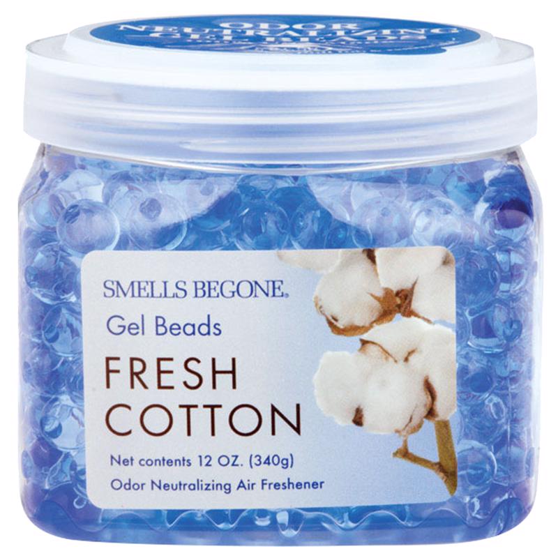 Smells Begone Fresh Cotton Scent Odor Neutralizer 12 oz Gel Beads (Pack of 6)