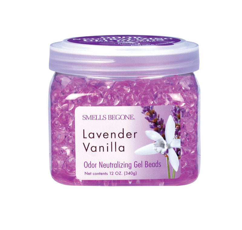 Smells Begone Lavender Vanilla Scent Odor Neutralizer 12 oz Gel Beads (Pack of 6)