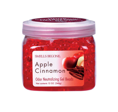 Smells Begone Apple Cinnamon Scent Odor Neutralizer 12 oz Gel Beads (Pack of 6)