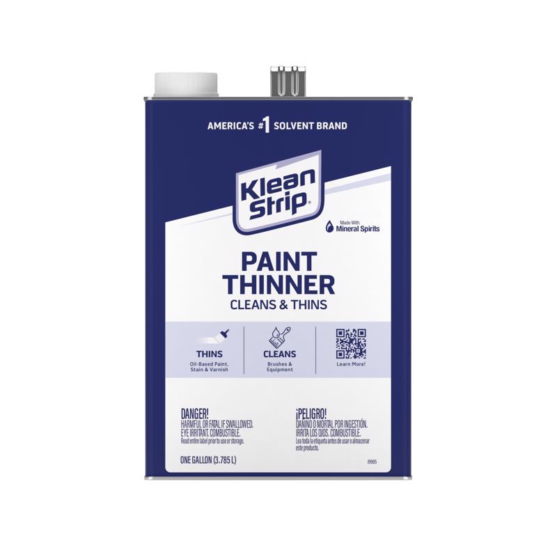Klean Strip Mineral Spirits Paint Thinner 1 gal (Pack of 4)