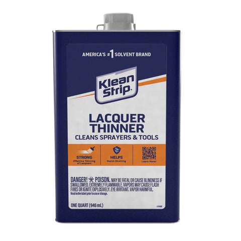 Klean Strip Lacquer Thinner 1 qt (Pack of 6)
