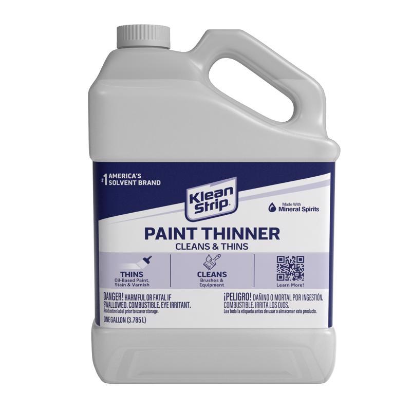 Klean Strip Mineral Spirits Paint Thinner 1 gal (Pack of 4)