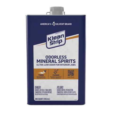 Klean Strip Mineral Spirits Paint Thinner 1 qt (Pack of 6)