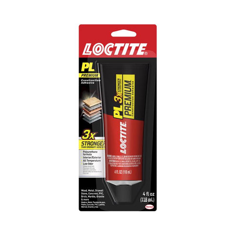 Loctite PL Premium Polyurethane Construction Adhesive 4 oz (Pack of 6)