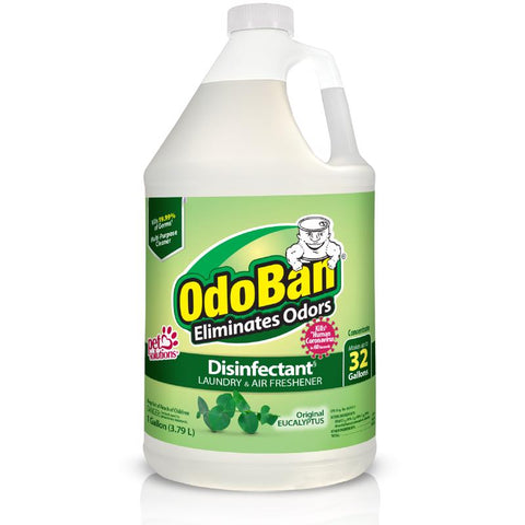 OdoBan Eucalyptus Scent Disinfectant Laundry & Air Freshener 1 gal 1 pk (Pack of 4)