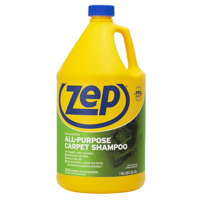 Zep Pleasant Scent Carpet Shampoo 128 oz Liquid Concentrated (Pack of 4)