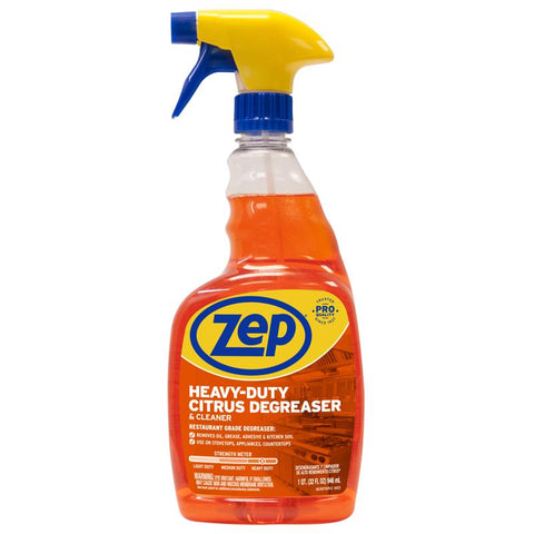 Zep Citrus Scent Heavy Duty Degreaser 32 oz Liquid (Pack of 12)