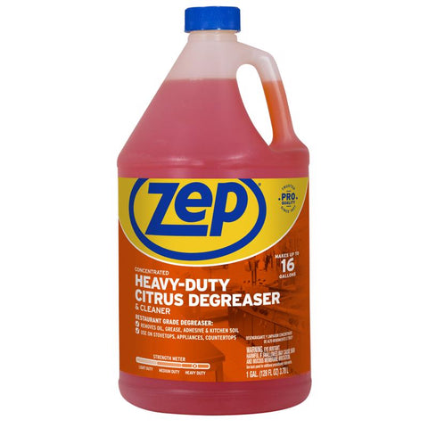 Zep Citrus Scent Heavy Duty Degreaser 128 oz Liquid (Pack of 4)