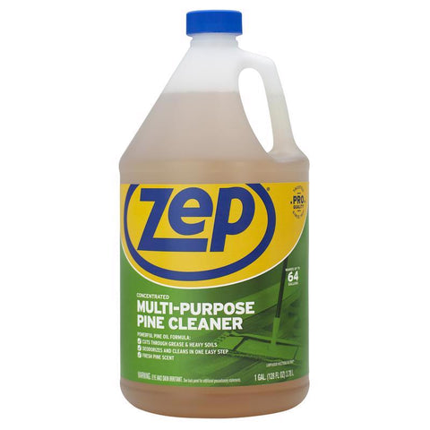 Zep Commercial Pine Scent Concentrated Multi-Surface Cleaner Liquid 128 oz (Pack of 4)