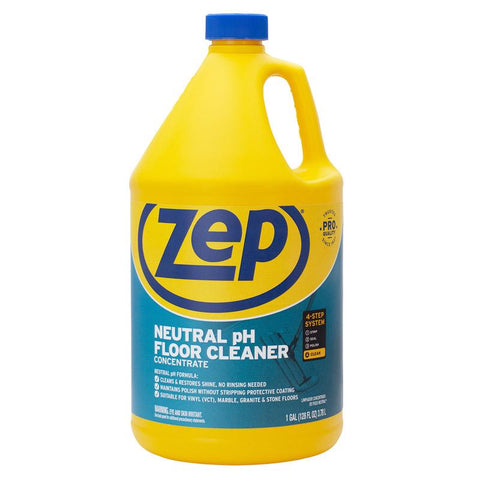 Zep No Scent Floor Cleaner Liquid 128 oz (Pack of 4)