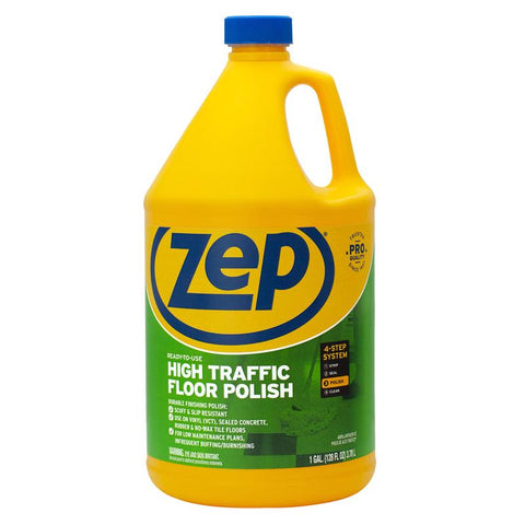 Zep Professional Strength High Gloss High Traffic Floor Finish Liquid 128 oz (Pack of 4)