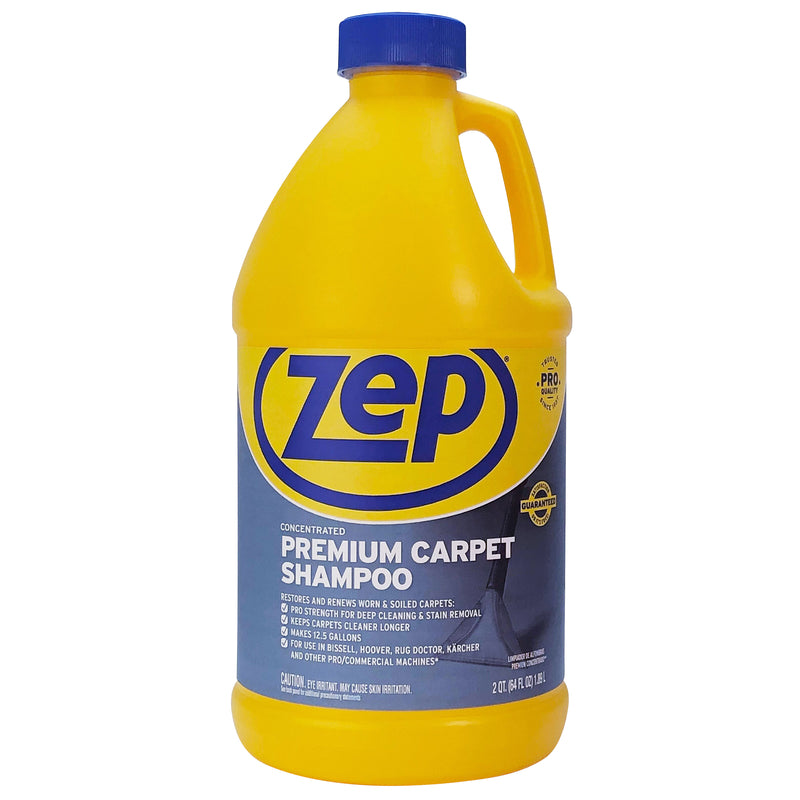Zep Pleasant Scent Carpet Shampoo 64 oz Liquid Concentrated (Pack of 6)