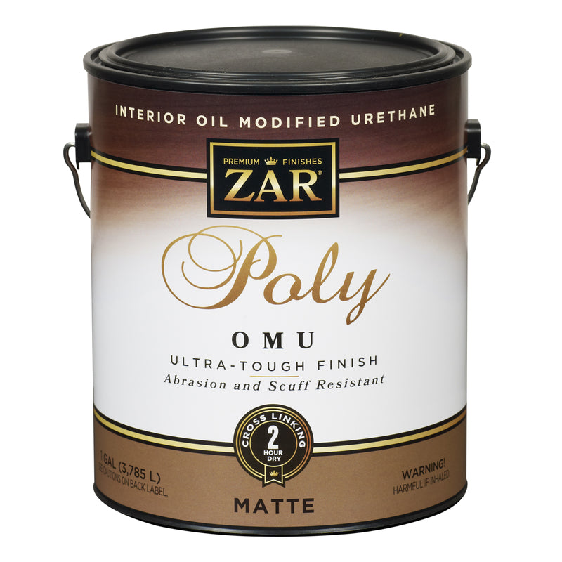 ZAR Ultra Max Matte Clear Water-Based Polyurethane 1 gal (Pack of 2)