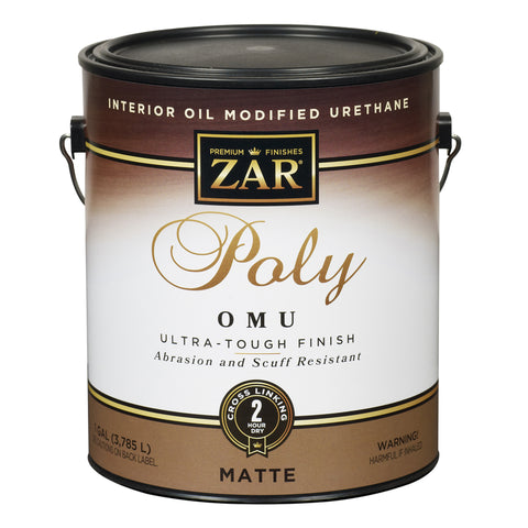 ZAR Ultra Max Matte Clear Water-Based Polyurethane 1 gal (Pack of 2)