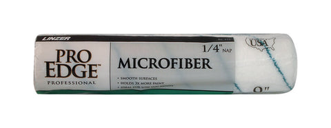 Linzer Pro Edge Microfiber 9 in. W X 1/4 in. Regular Paint Roller Cover 1 pk