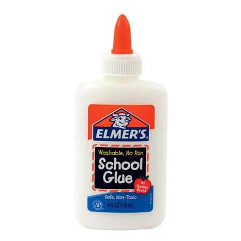 Elmer's Super Strength Polyvinyl acetate homopolymer Clear School Glue 4 oz (Pack of 12)