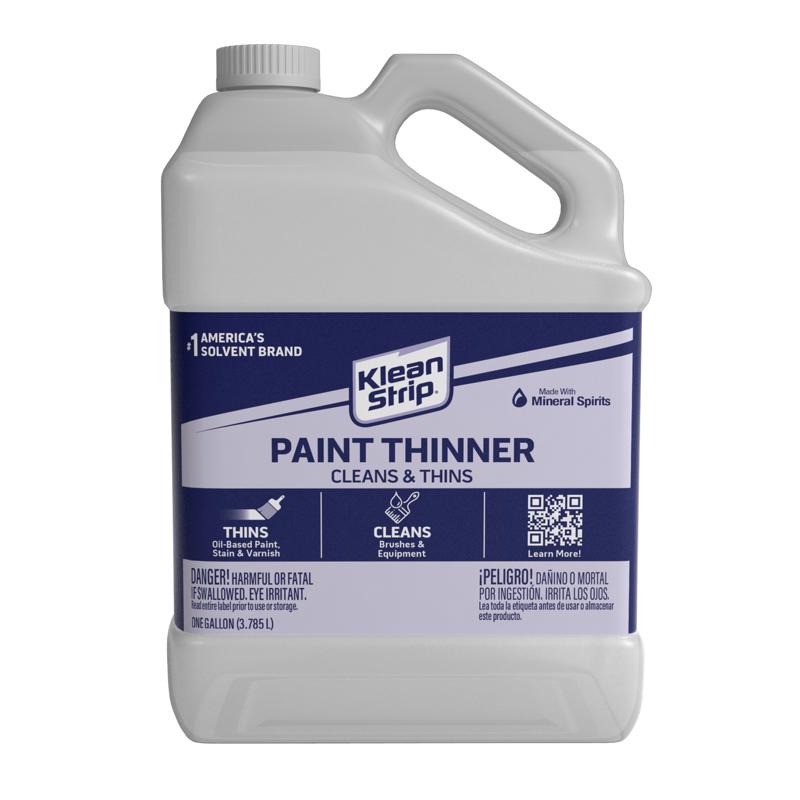 Klean Strip Mineral Spirits Paint Thinner 128 oz (Pack of 4)