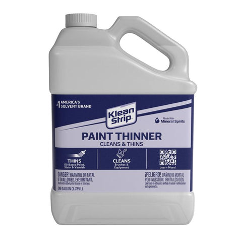 Klean Strip Mineral Spirits Paint Thinner 128 oz (Pack of 4)