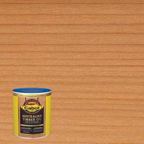 Cabot Australian Timber Oil Low VOC Transparent Amberwood Oil-Based Alkyd Australian Timber Oil 1 qt (Pack of 4)