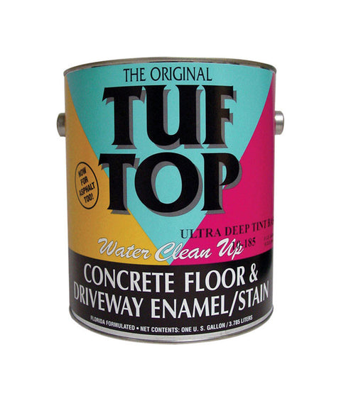 Tuf-Top Semi-Gloss Deep Tint Base Water-Based Latex Floor and Driveway Sealer 1 gal (Pack of 4)