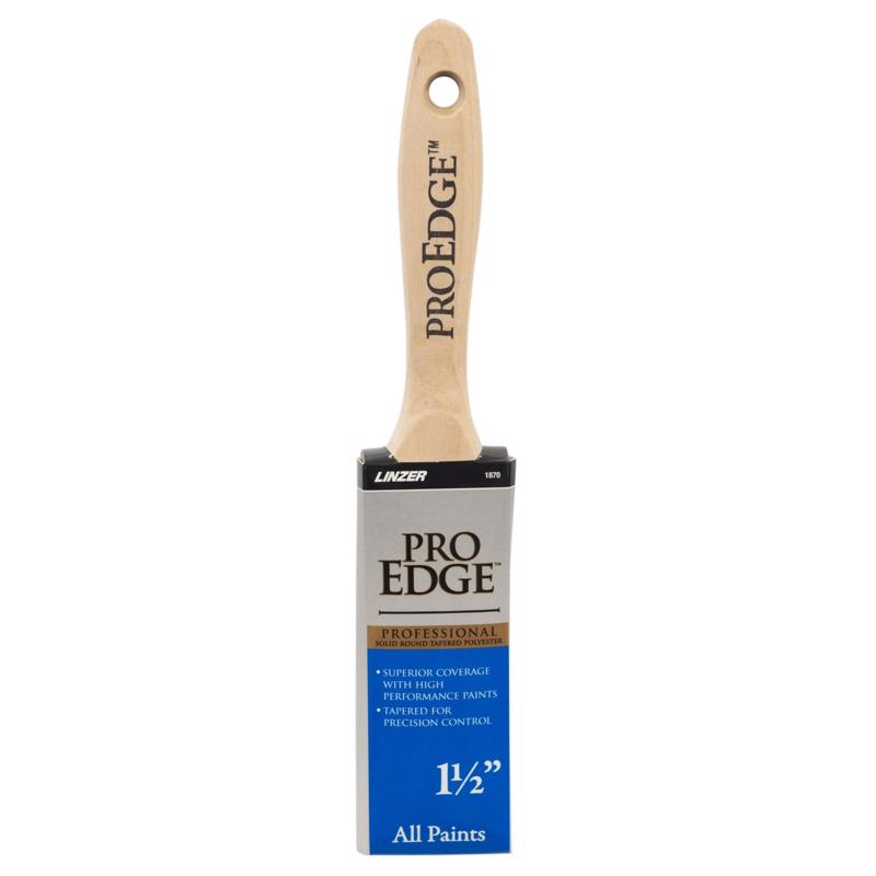Linzer Pro Edge 1-1/2 in. Flat Paint Brush (Pack of 6)