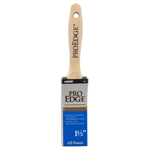 Linzer Pro Edge 1-1/2 in. Flat Paint Brush (Pack of 6)