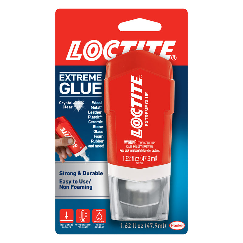 Loctite Extreme High Strength Crystal Clear Glue 1.62 oz (Pack of 6)