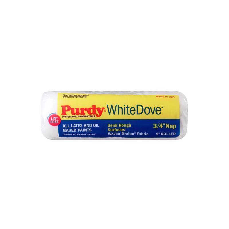 Purdy White Dove Woven Fabric 9 in. W X 3/4 in. Paint Roller Cover 1 pk (Pack of 10)