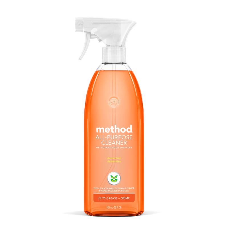 Method Clementine Scent All Purpose Cleaner Liquid 28 oz (Pack of 8)