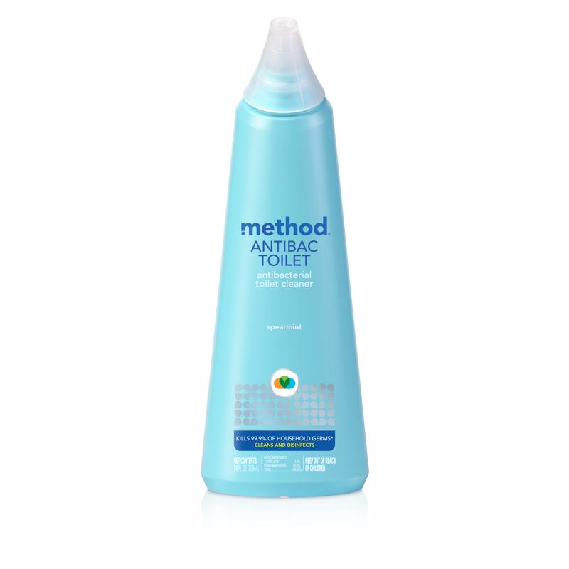 Method Spearmint Scent Antibacterial Toilet Bowl Cleaner 24 oz Liquid (Pack of 6)
