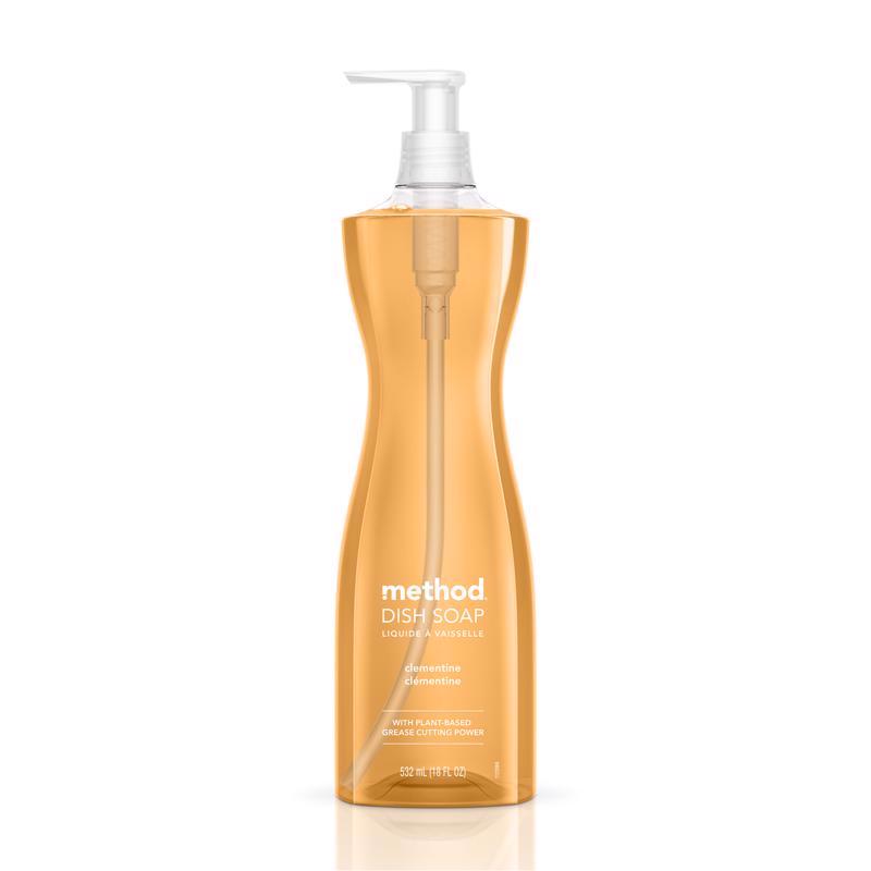 Method Clementine Scent Liquid Dish Soap 18 oz 1 pk (Pack of 6)