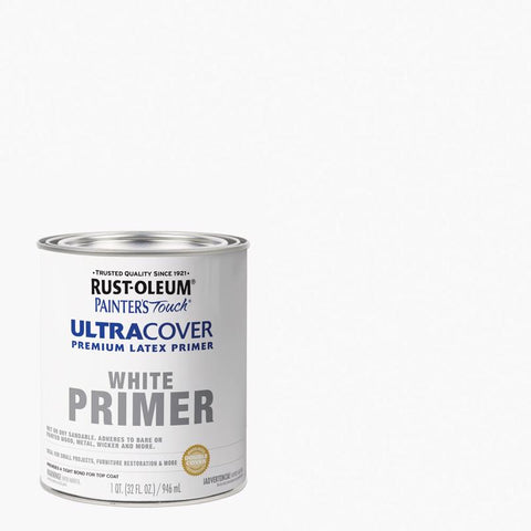 Rust-Oleum Painters' Touch Ultra Cover White Primer 1 qt (Pack of 2)