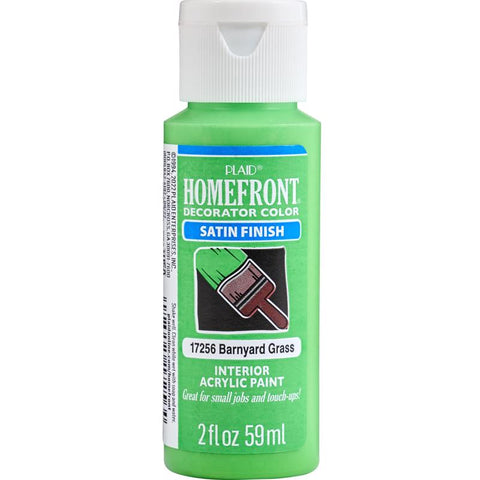 Homefront Satin Barnyard Grass Hobby Paint 2 oz (Pack of 3)