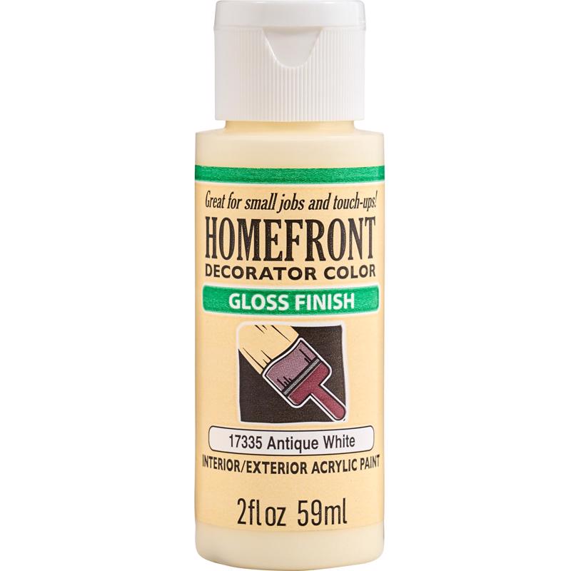 Homefront Gloss Antique White Hobby Paint 2 oz (Pack of 3)