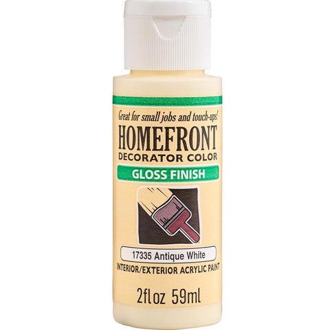 Homefront Gloss Antique White Hobby Paint 2 oz (Pack of 3)