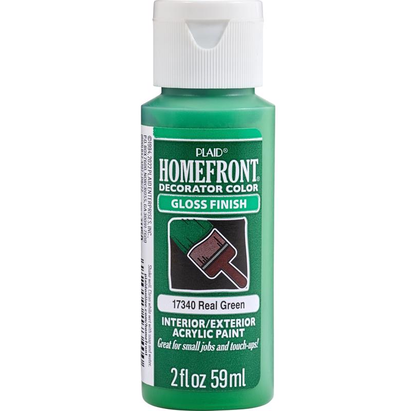 Homefront Gloss Real Green Hobby Paint 2 oz (Pack of 3)